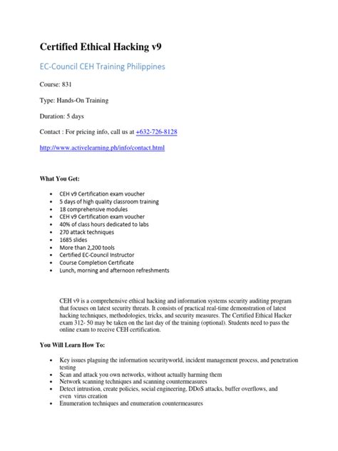 ceh training philippines|Ethical Hacking Training Philippines .